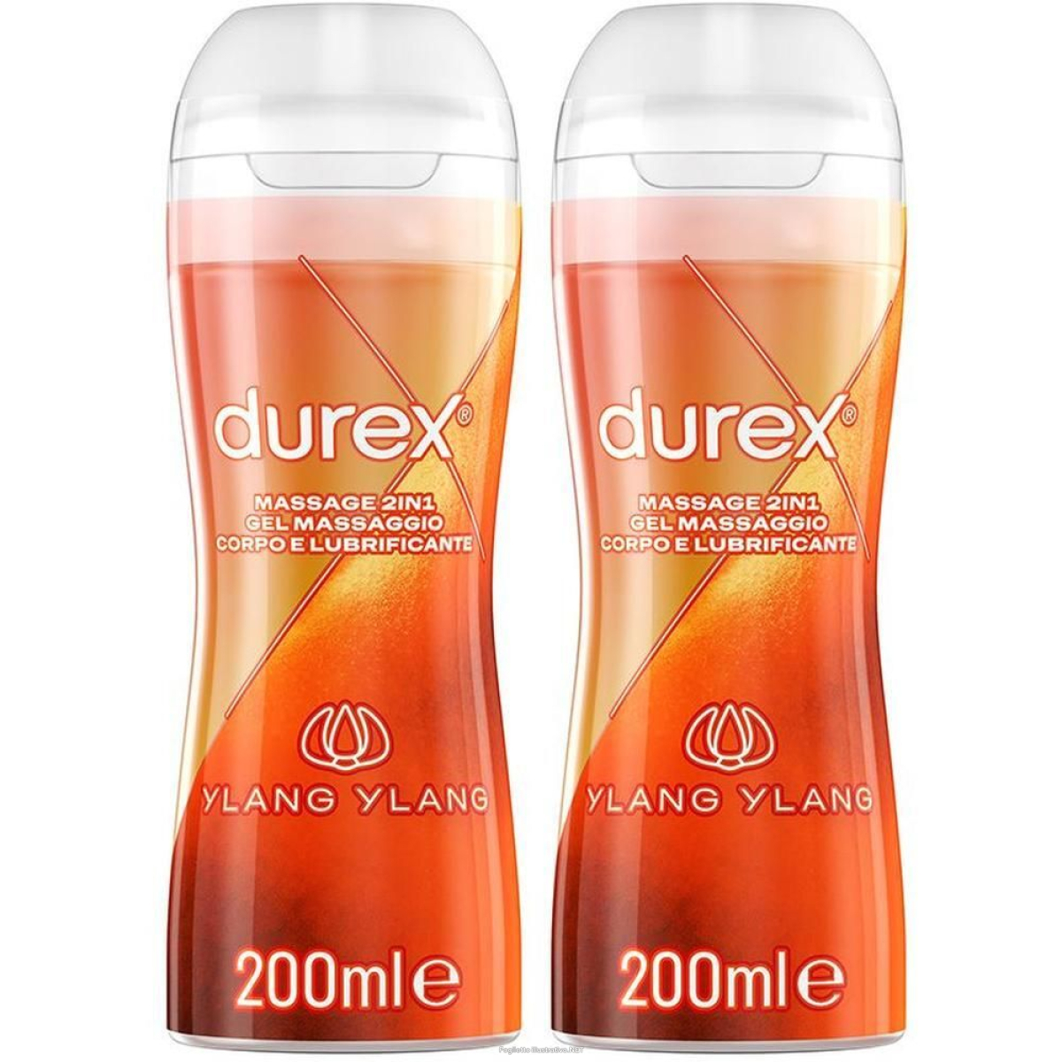 Compra Online durex massage 2in1 gel massaggio corpo e lubrificante 2x200 ml lubrifi e Trova il miglior prezzo