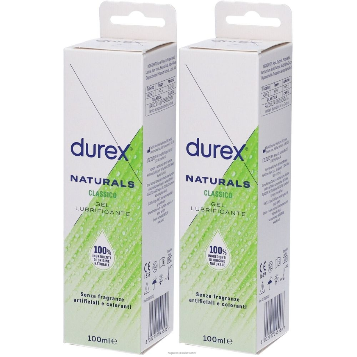 Compra Online durex® naturals gel lubrificante set da 2 2x1 pz lubrificante e Trova il miglior prezzo