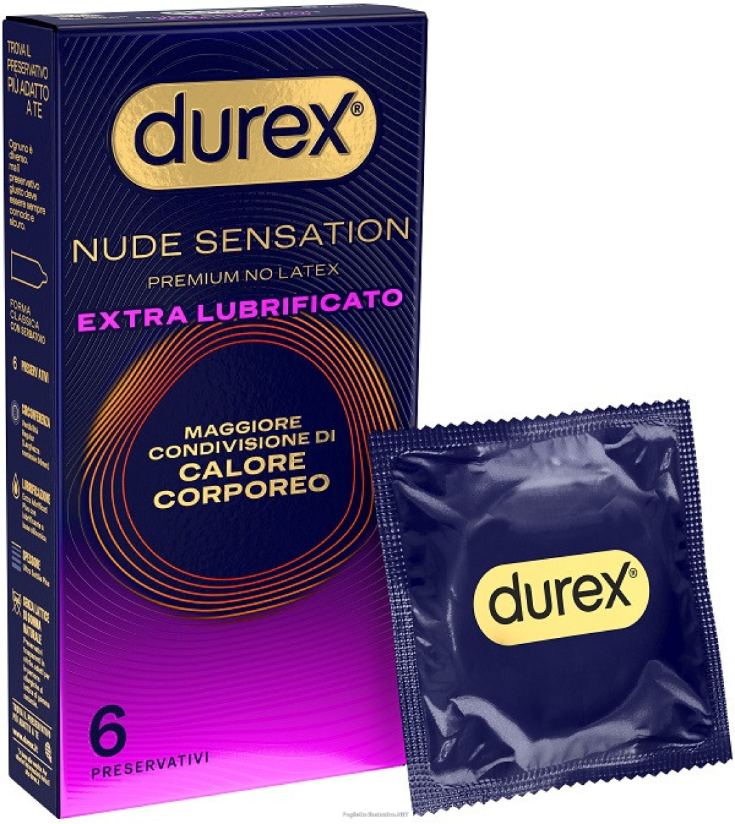 Compra Online durex nude sensation regular extra lubrificante 6 pezzi e Trova il miglior prezzo