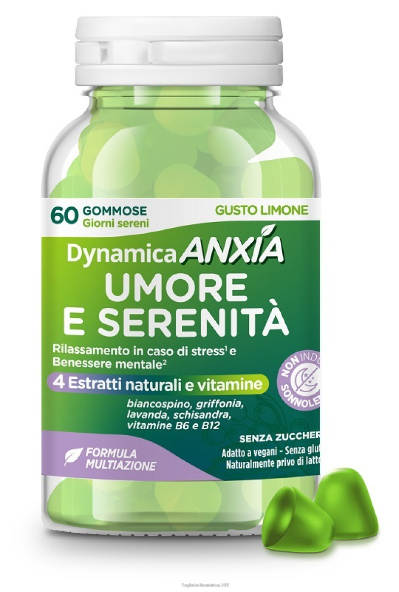 Compra Online dynamica anxia umore e serenita' 60 gommose e Trova il miglior prezzo