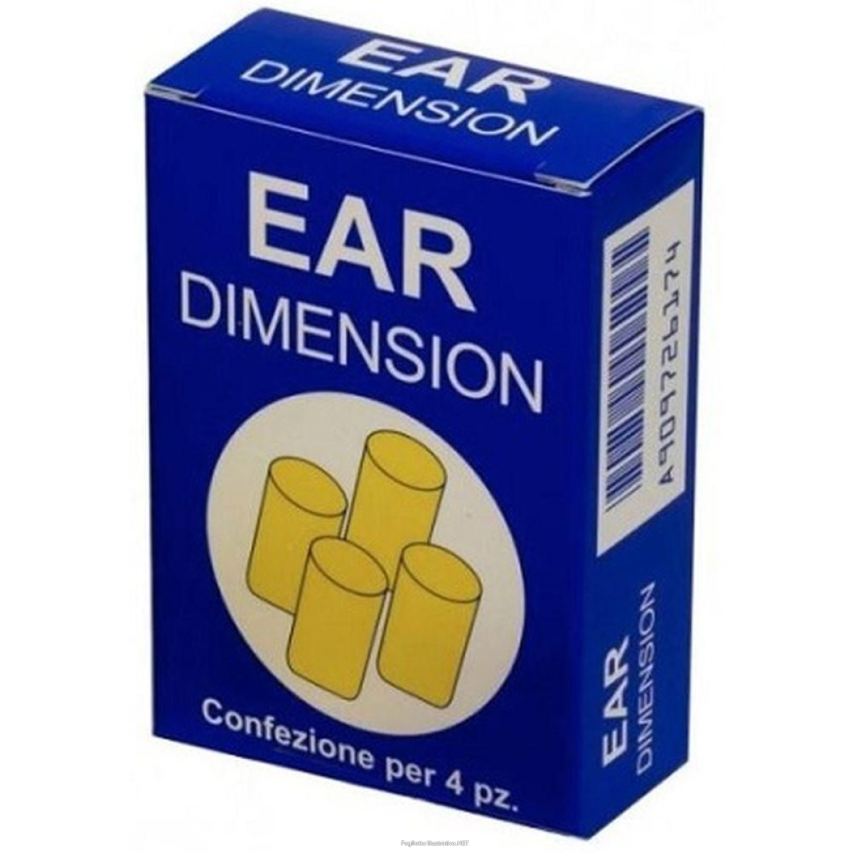 Acquista Online ear dimension tappo auricolare in spugna 4 pezzi 5x1 st e Cerca l'offerta più bassa