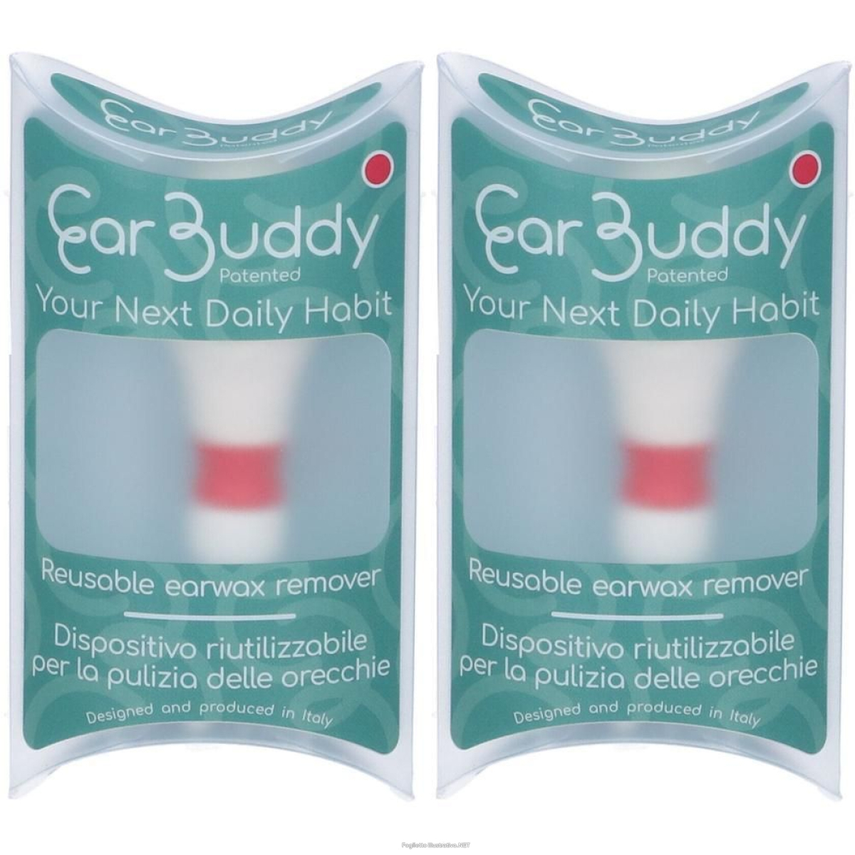 Acquista Online earbuddy rosso 2x1 pz gocce auricolari e Cerca l'offerta più bassa