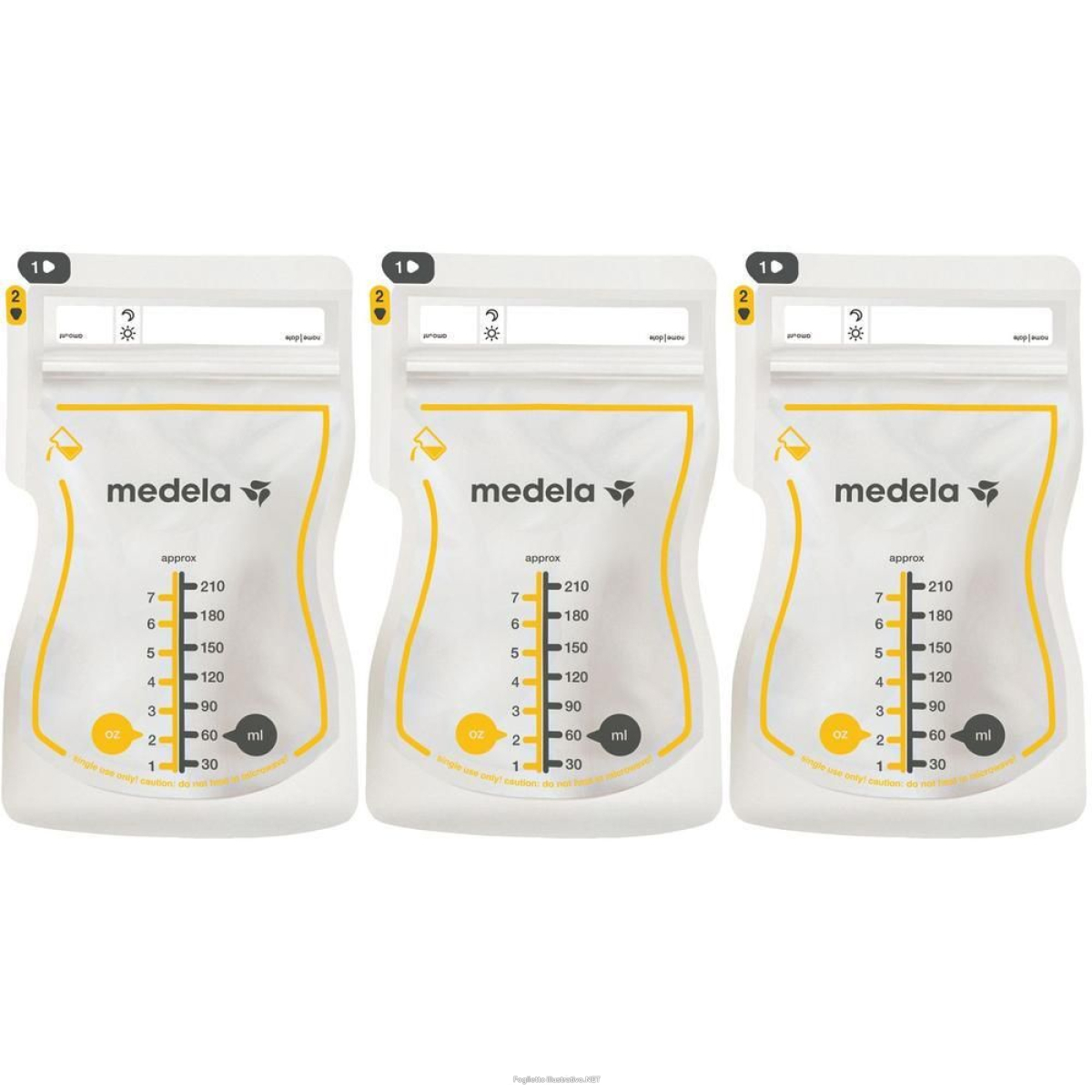 Acquista Online easy pour sacca conservazione latte materno 25 pezzi 3x1 st e Cerca l'offerta più bassa
