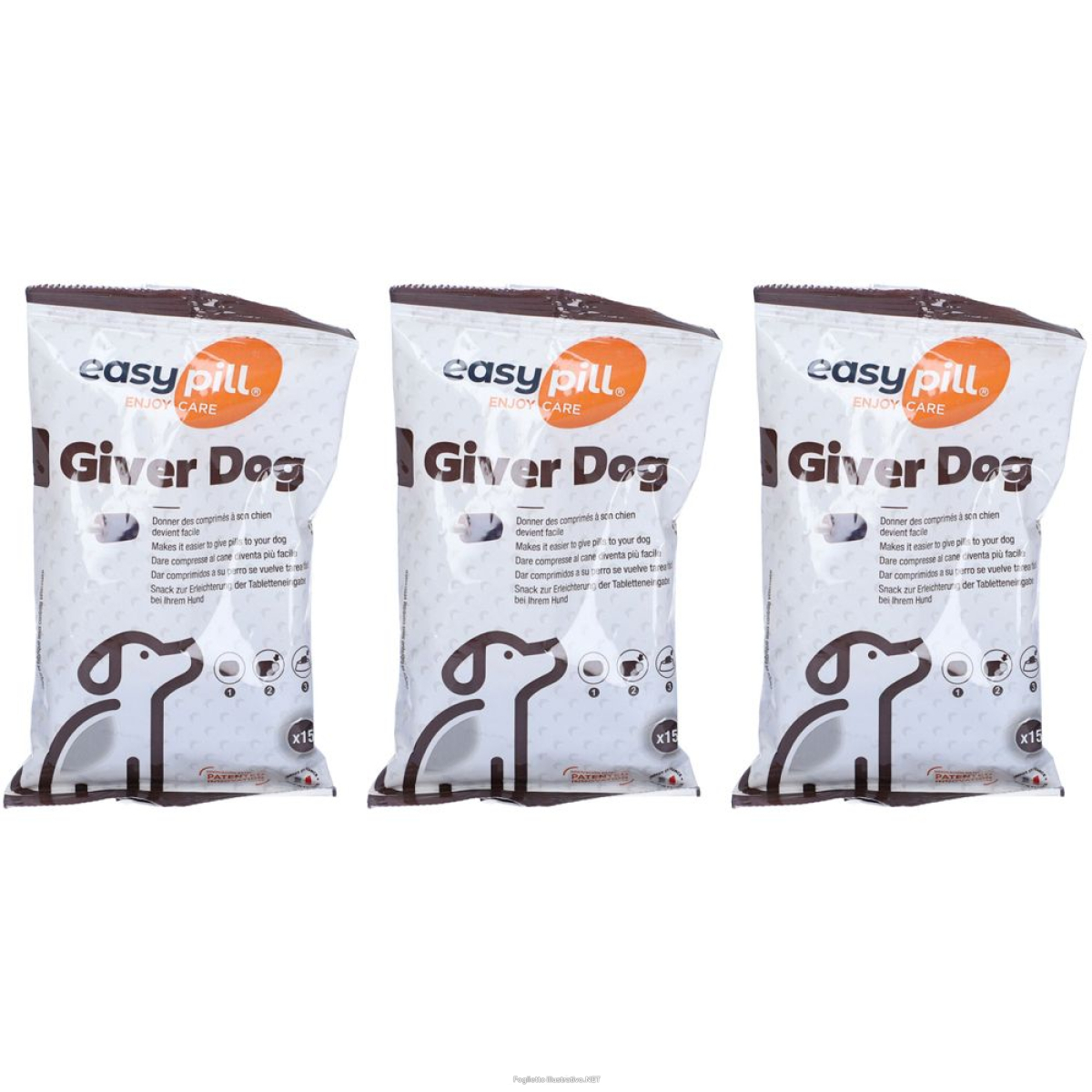 Acquista Online easypill dog medium sacch 75g set da 3 3x75 g e Cerca l'offerta più bassa