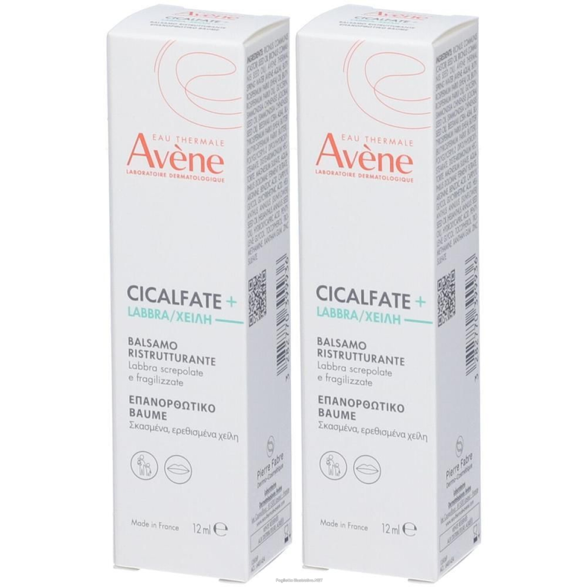 Acquista Online eau thermale avene cicalfate+ balsamo labbra 2x12 ml e Cerca l'offerta più bassa