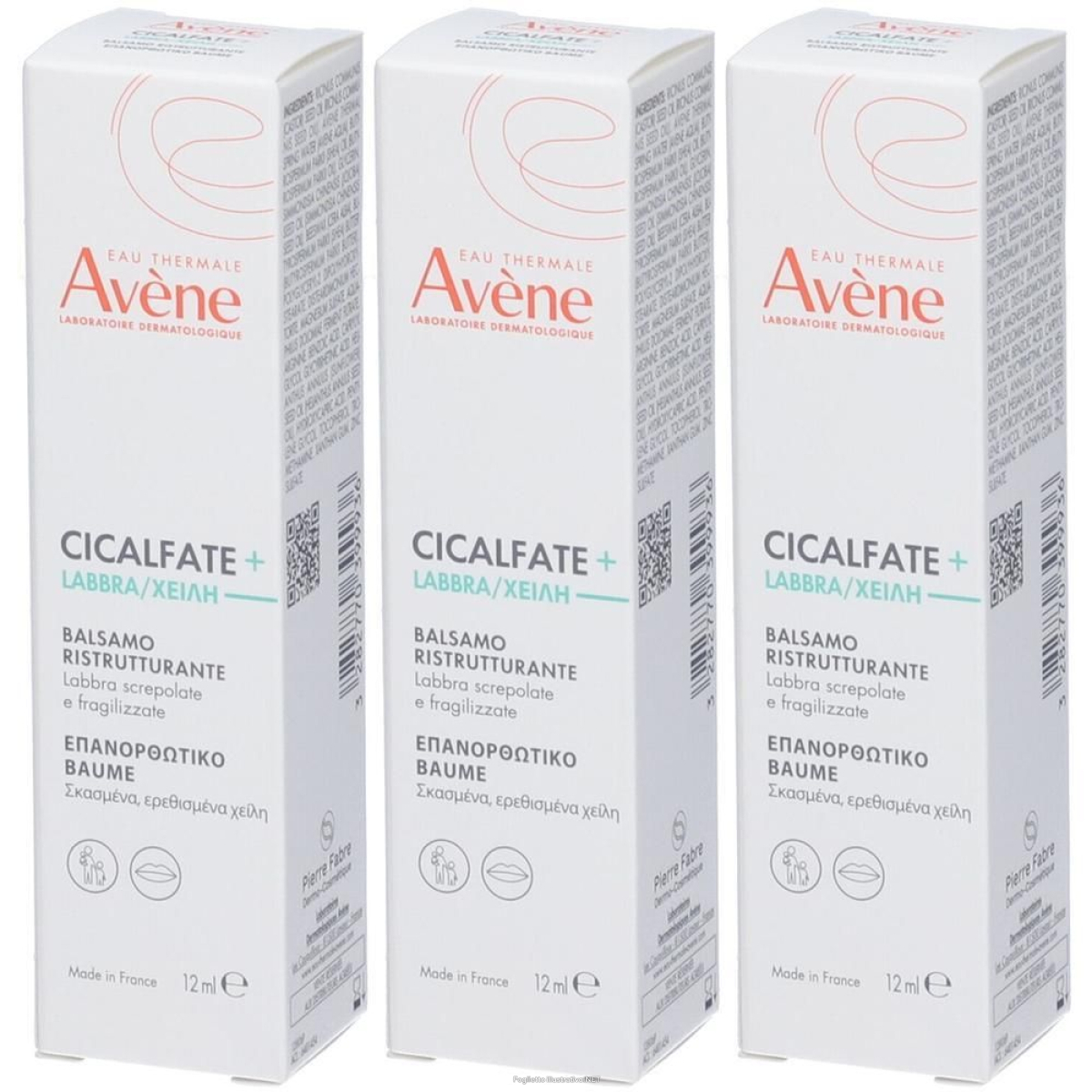 Acquista Online eau thermale avene cicalfate+ balsamo labbra 3x12 ml e Cerca l'offerta più bassa
