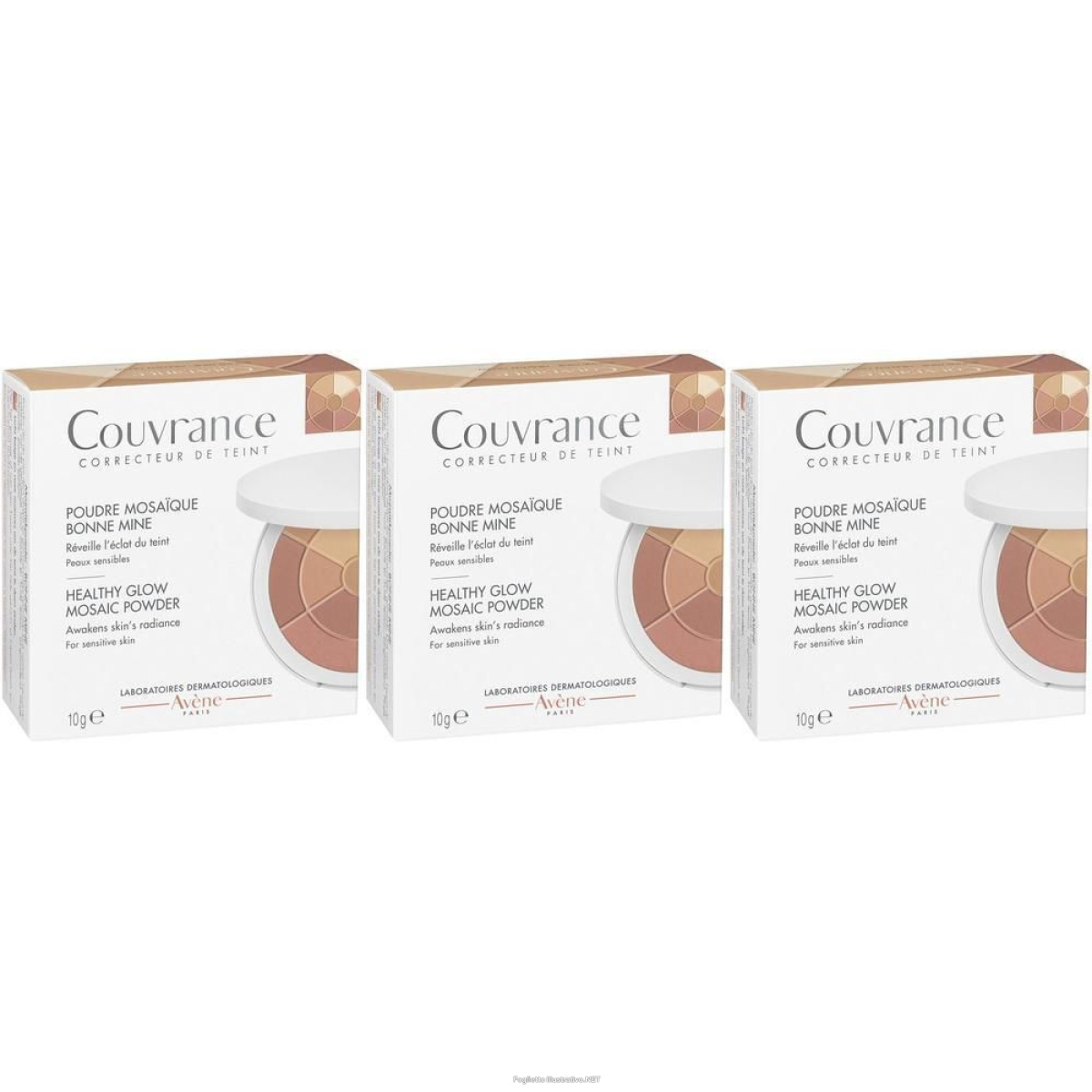Acquista Online eau thermale avène couvrance cipria mosaico bonne mine 3x1 st e Cerca l'offerta più bassa