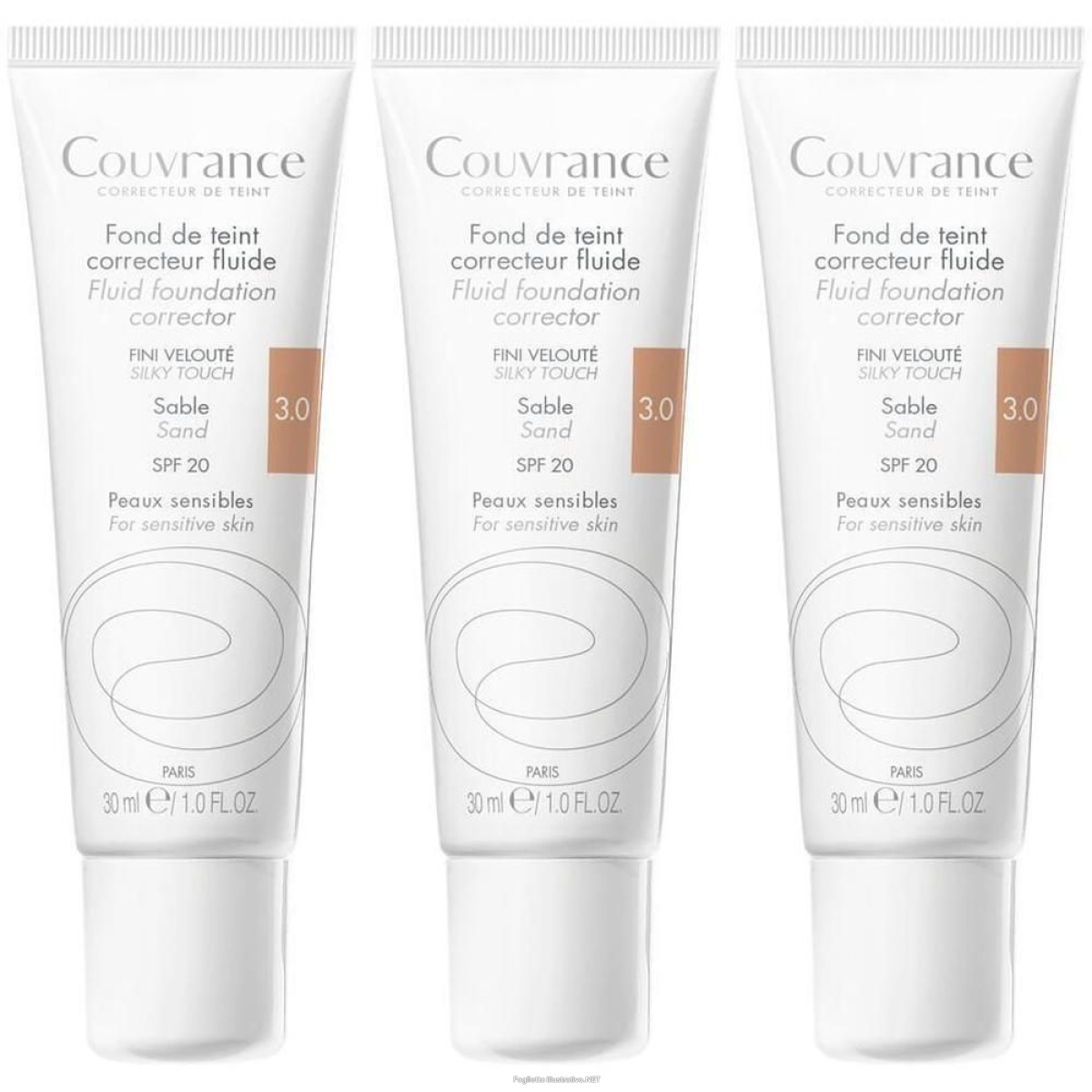 Acquista Online eau thermale avène couvrance fondotinta correttore fluido sabbia spf20 e Cerca l'offerta più bassa