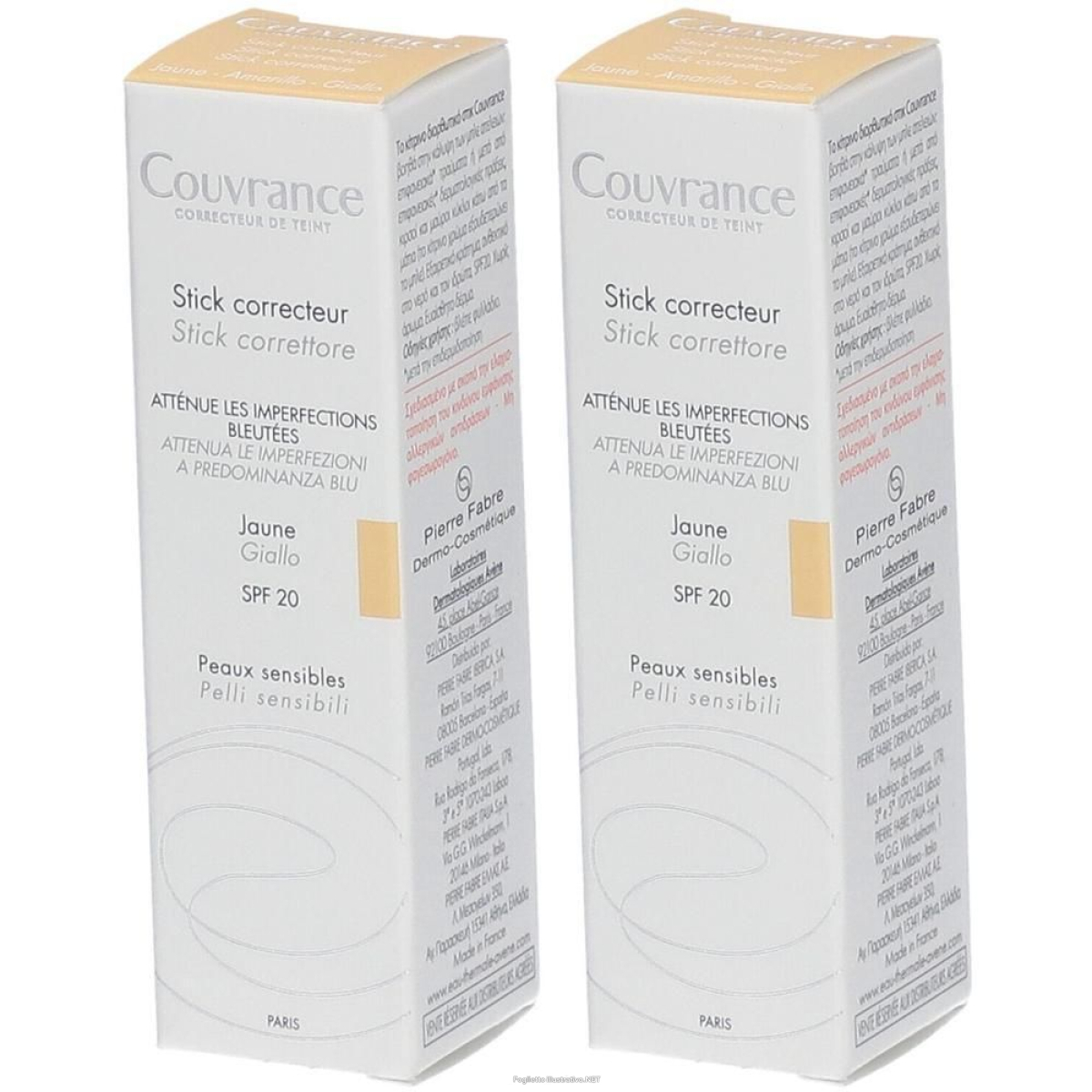 Acquista Online eau thermale avène couvrance stick correttore giallo - make-up 2x3 g s e Cerca l'offerta più bassa
