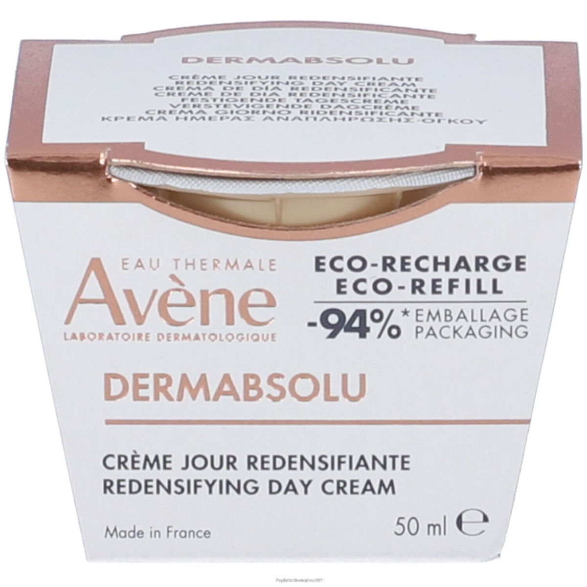Acquista Online eau thermale avène dermabsolu crema giorno ridensificante eco-ricarica 50 ml e Cerca l'offerta più bassa