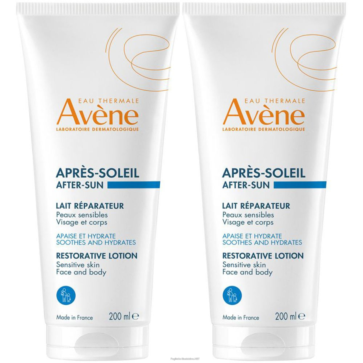 Acquista Online eau thermale avène latte doposole ristrutturante set da 2 2x200 ml cre e Cerca l'offerta più bassa