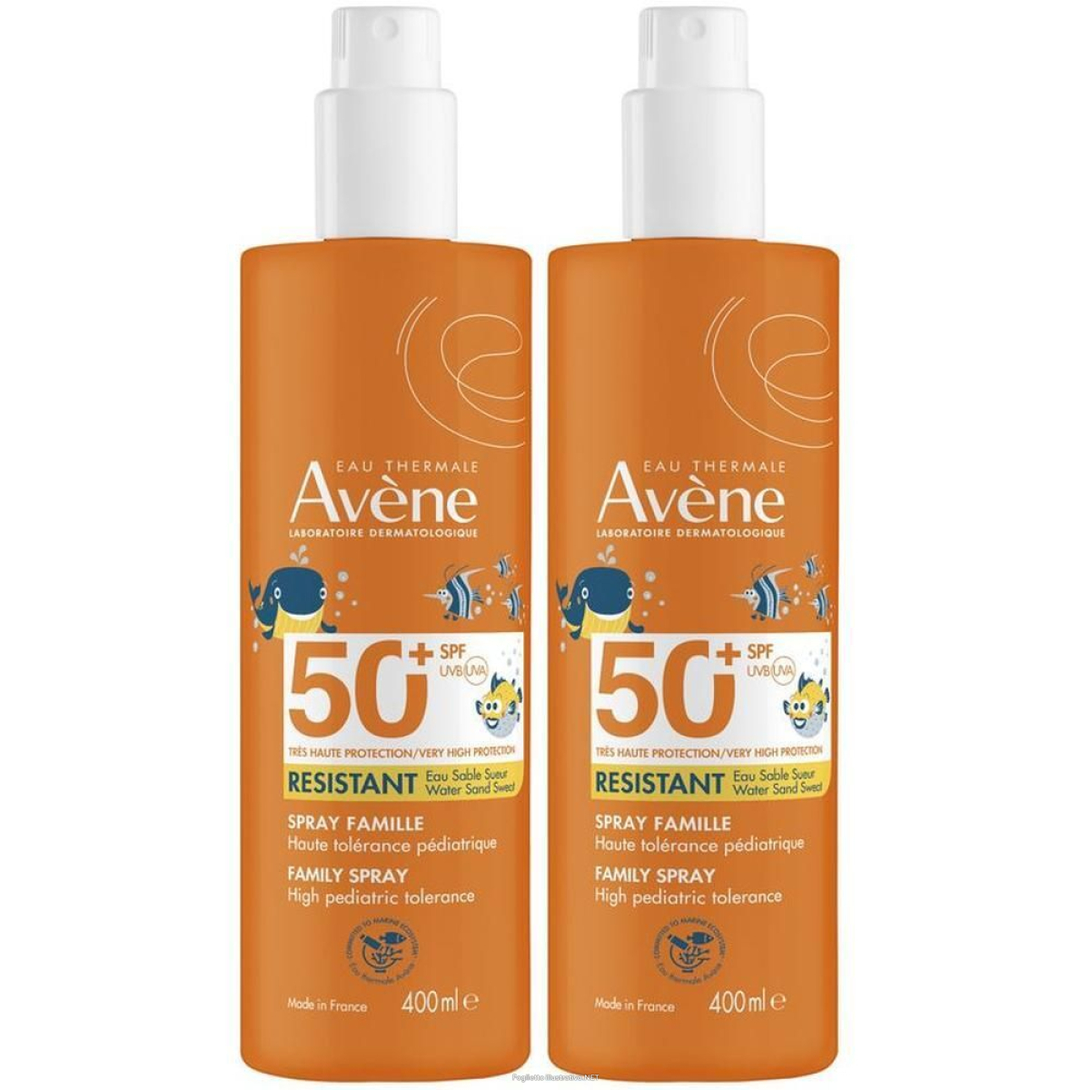 Acquista Online eau thermale avène spray bambino protezione molto alta spf 50+ 2x400 m e Cerca l'offerta più bassa