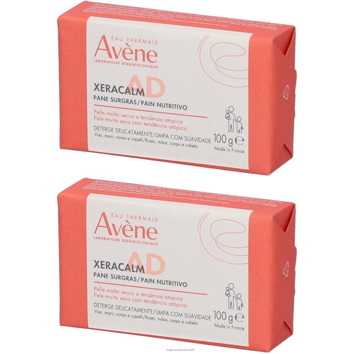 Acquista Online eau thermale avène xeracalm a.d pane detergente surgras, ph neutro, pe e Cerca l'offerta più bassa