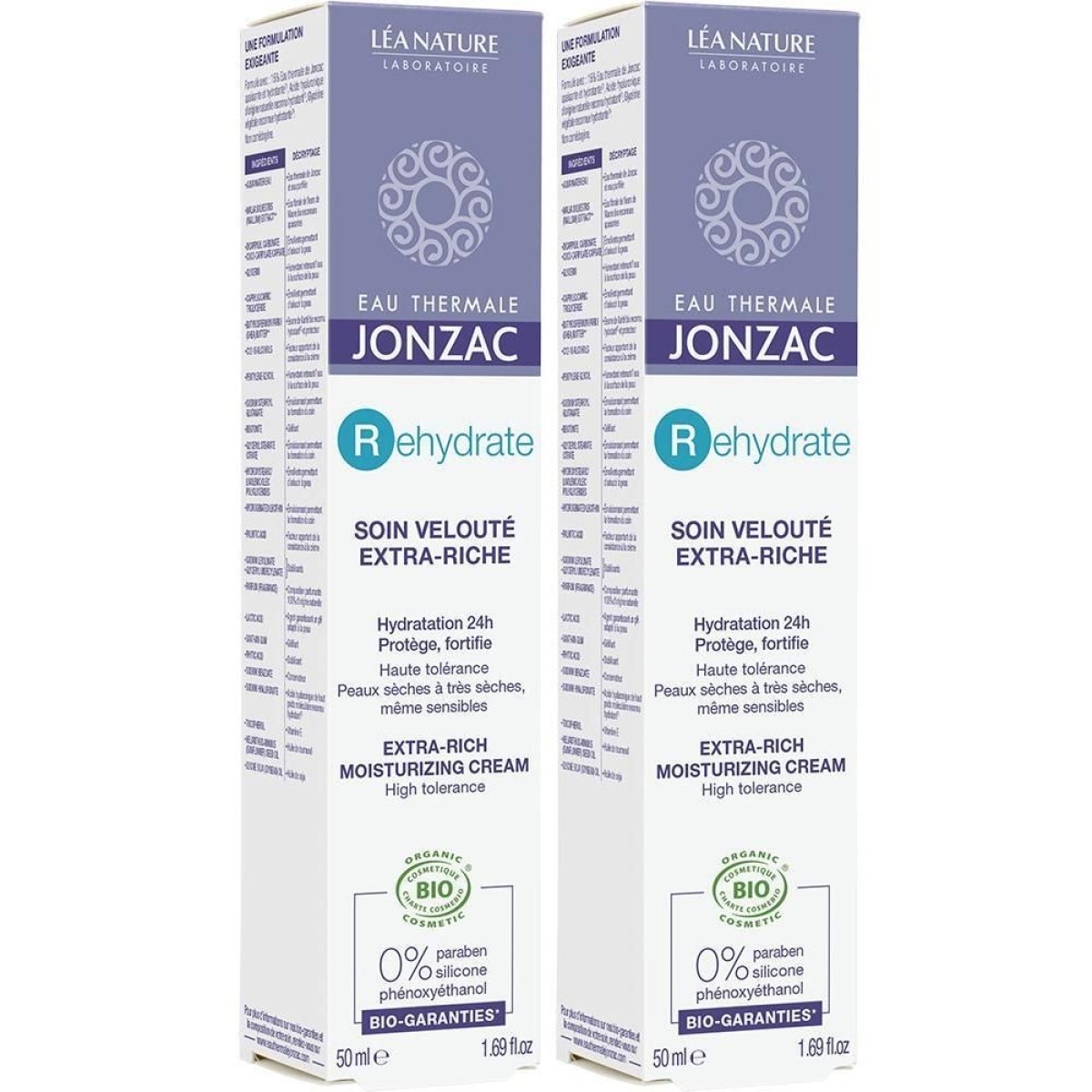 Acquista Online Eau thermale jonzac crema extra-ricca idratante rehydrate 2x50 ml crem e Cerca l'offerta più bassa