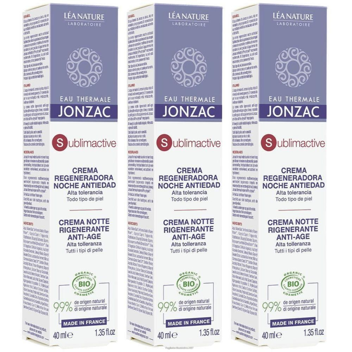 Acquista Online eau thermale jonzac crema notte rigenerante anti-age sublimactive 40 m e Cerca l'offerta più bassa