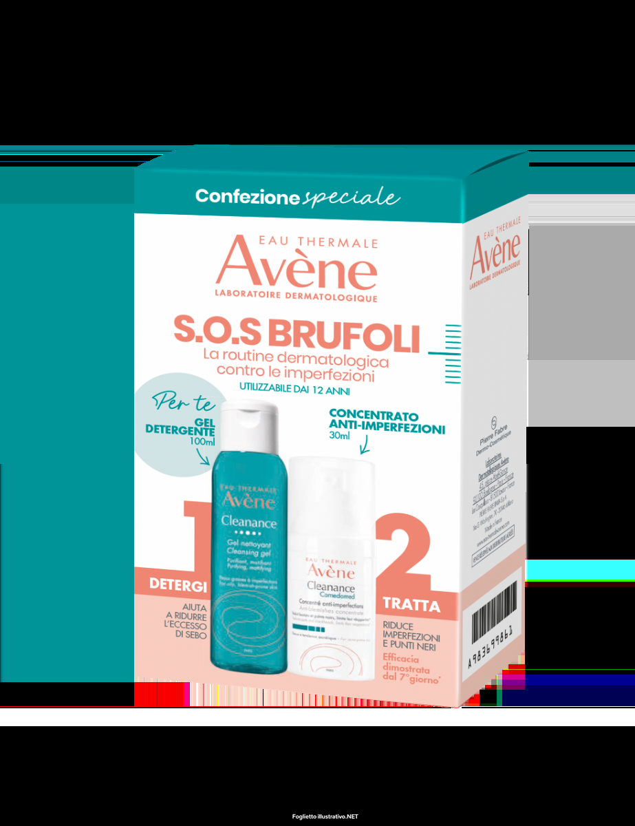 Acquista Online eau thermalve avene comedomed kit pelle acneica comedomed contrato 30 ml + cleanance gel detergente 100 ml e Cerca l'offerta più bassa