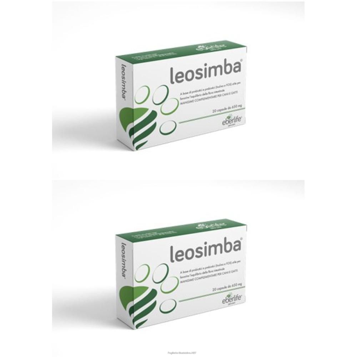 Acquista Online eberlife leosimba capsule - mangime complementare per cani e gatti 2x1 e Cerca l'offerta più bassa