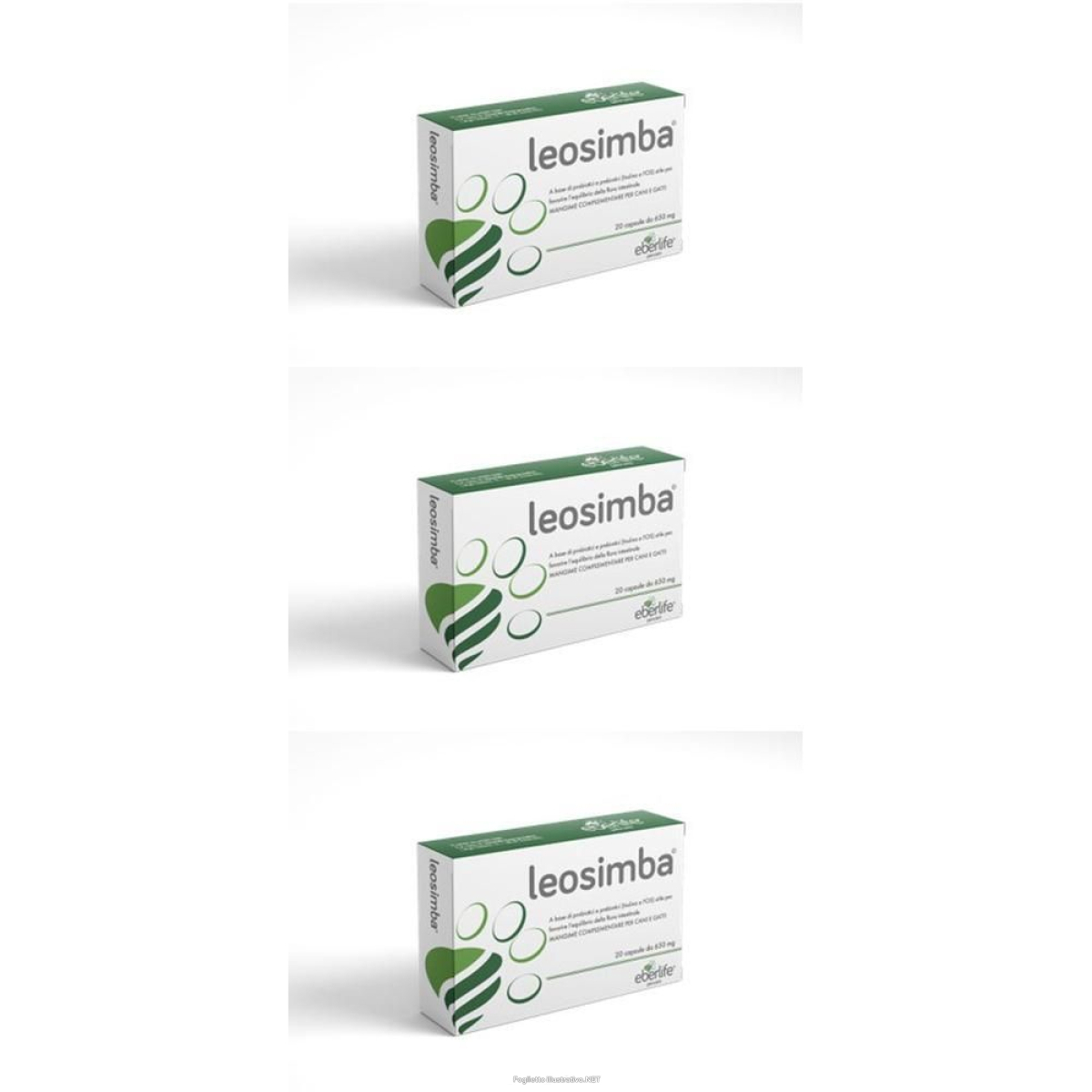 Acquista Online eberlife leosimba capsule - mangime complementare per cani e gatti 3x1 e Cerca l'offerta più bassa