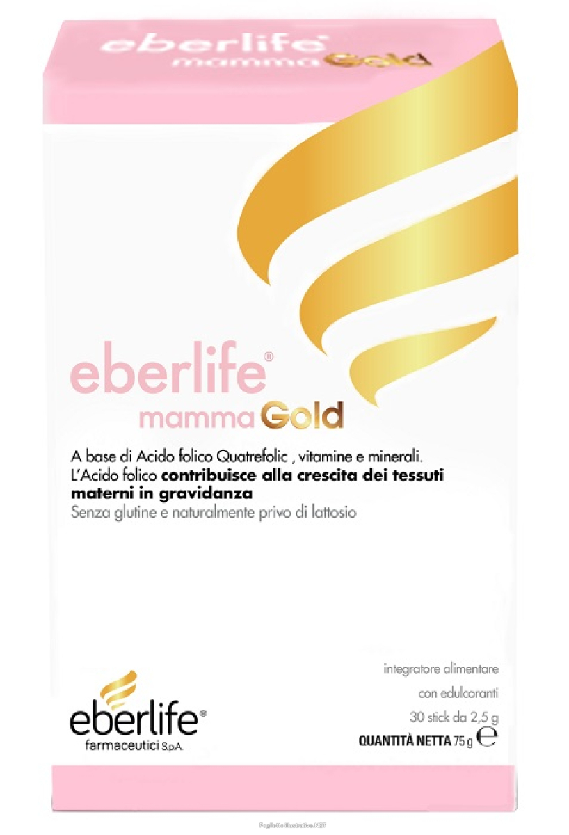 Acquista Online eberlife mamma gold integratore per la donna in gravidanza e allattamento 30 stick orosolubili e Cerca l'offerta più bassa