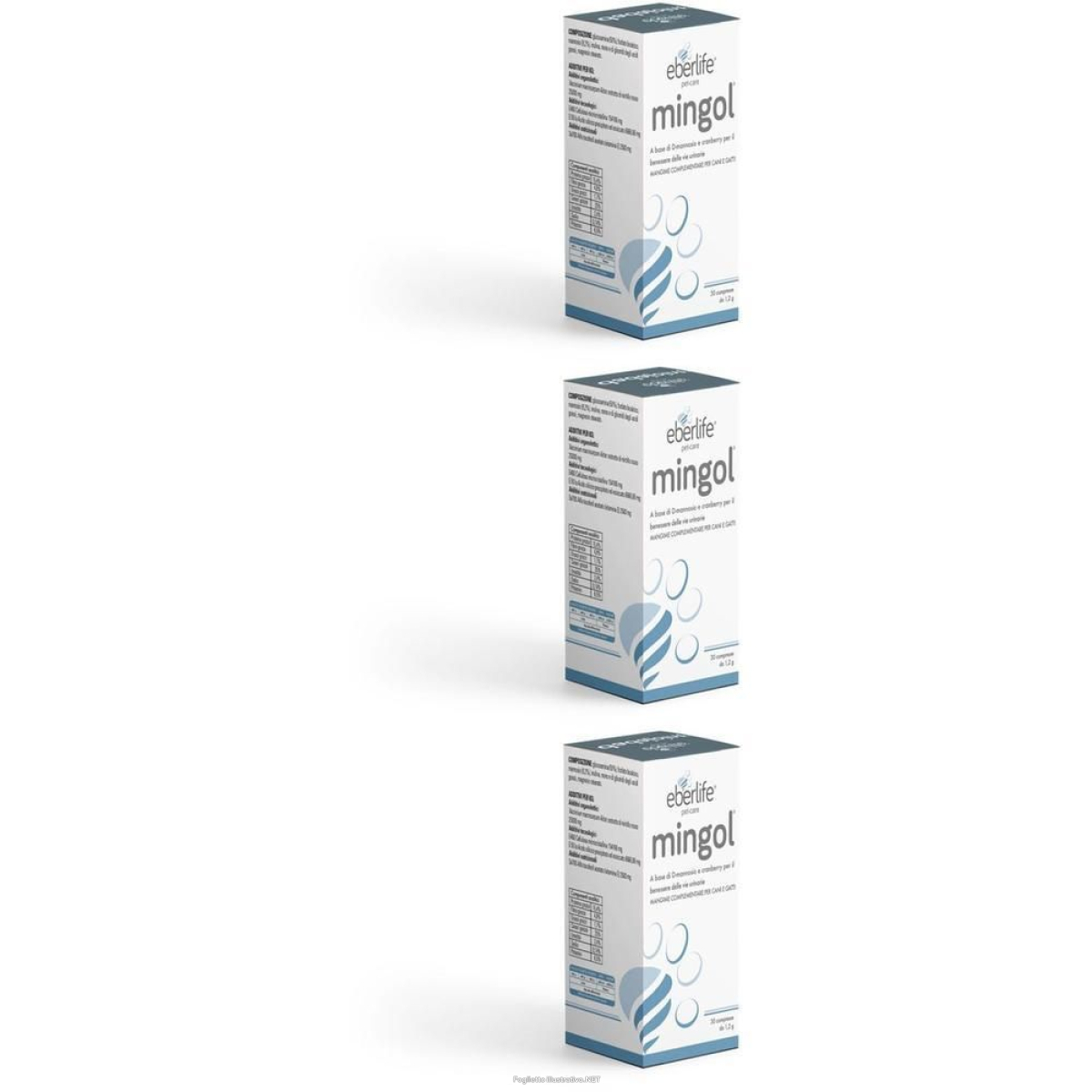 Acquista Online eberlife mingol compresse per cani e gatti 3x36 g e Cerca l'offerta più bassa