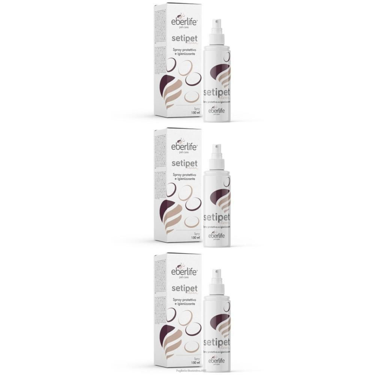 Acquista Online eberlife setipet clean spray 3x150 ml e Cerca l'offerta più bassa