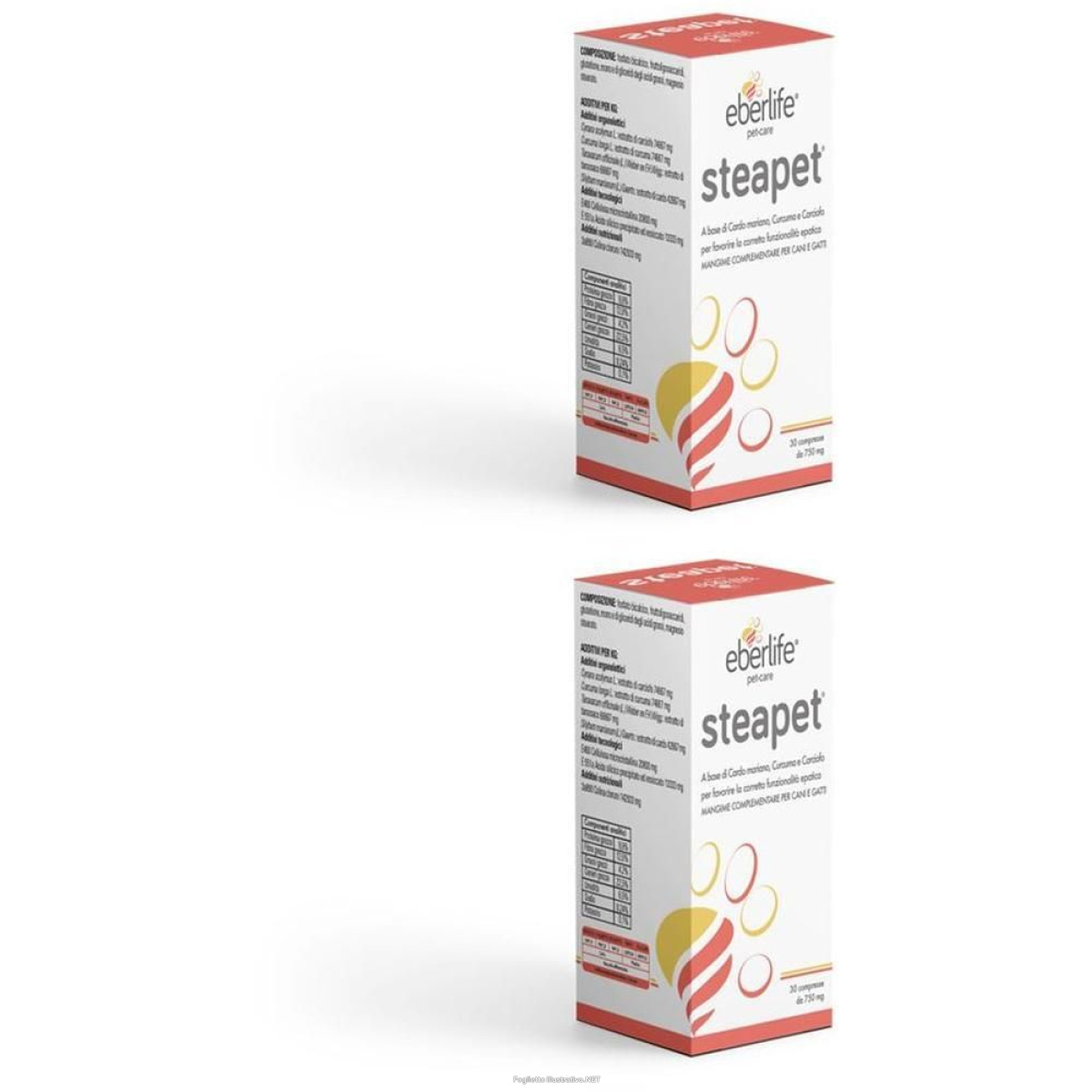 Acquista Online eberlife steapet compresse per cani e gatti 2x22,5 g e Cerca l'offerta più bassa