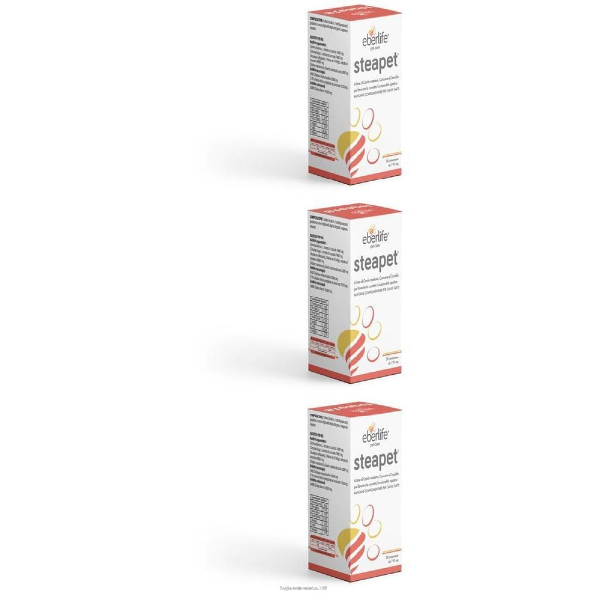 Acquista Online eberlife steapet compresse per cani e gatti 3x22,5 g e Cerca l'offerta più bassa