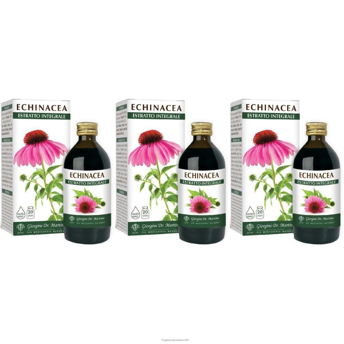 Acquista Online echinacea estratto integrale 200 ml 3x200 ml soluzione orale e Cerca l'offerta più bassa