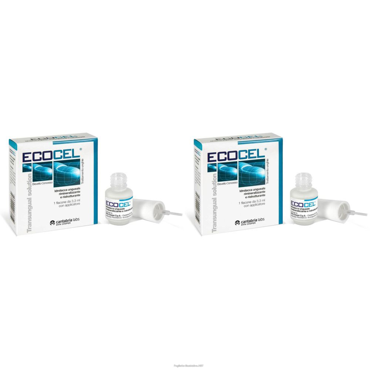 Acquista Online ecocel lacca ungueale set da 2 2x3,3 ml smalto per unghie a base di pr e Cerca l'offerta più bassa
