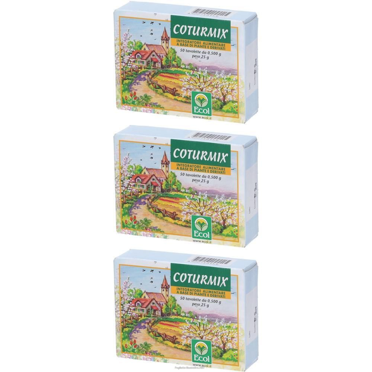 Acquista Online ecol coturmix tavolette 3x50 pz compresse e Cerca l'offerta più bassa