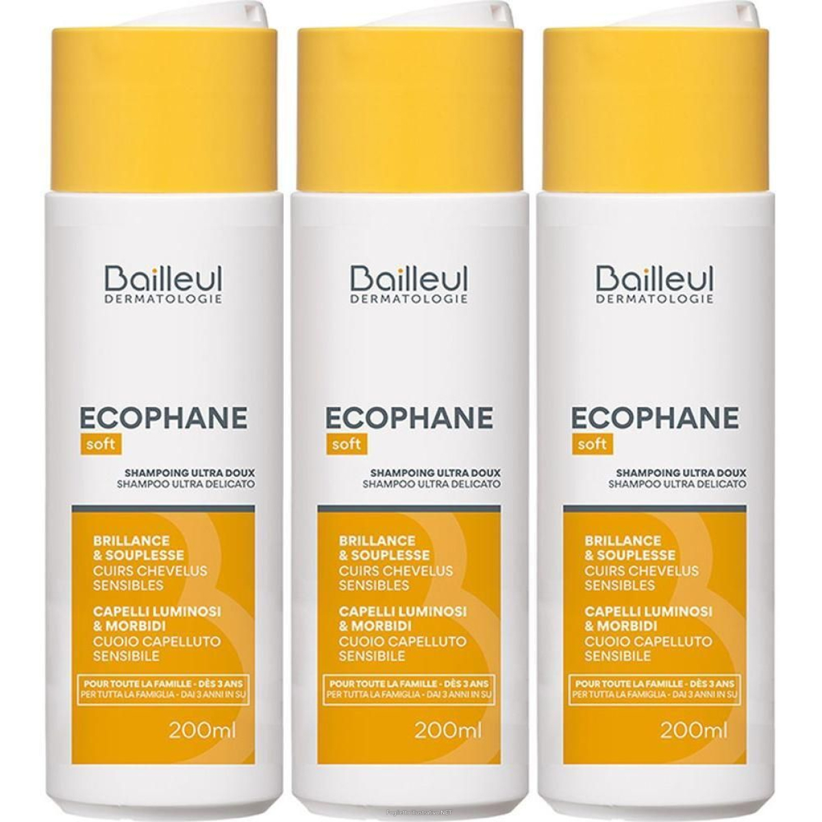 Acquista Online ecophane soft shampoo ultra-delicato 200 ml 3x200 e Cerca l'offerta più bassa