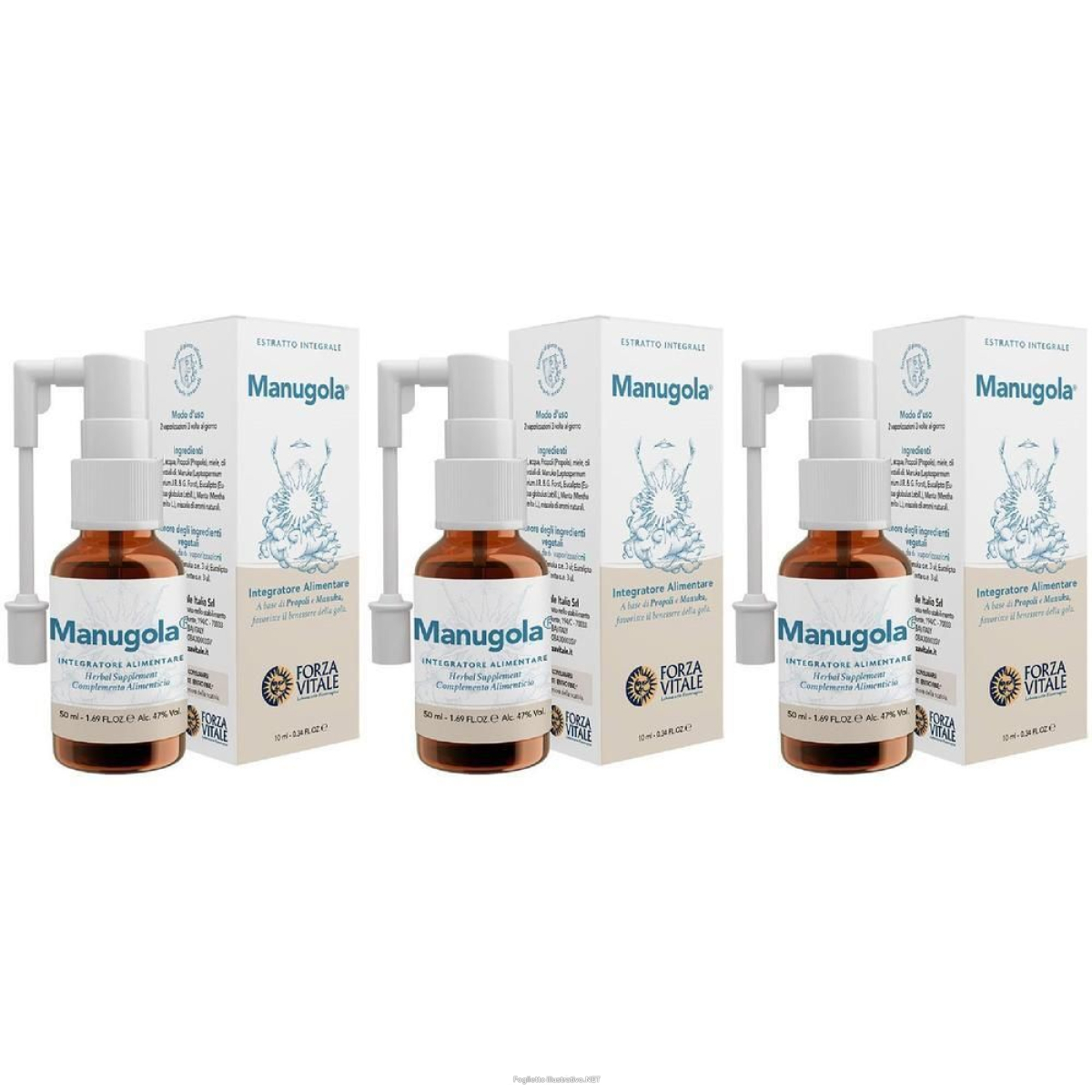 Acquista Online Ecosol Manugola Spray Gocce 10 ml 3x10 ml e Cerca l'offerta più bassa