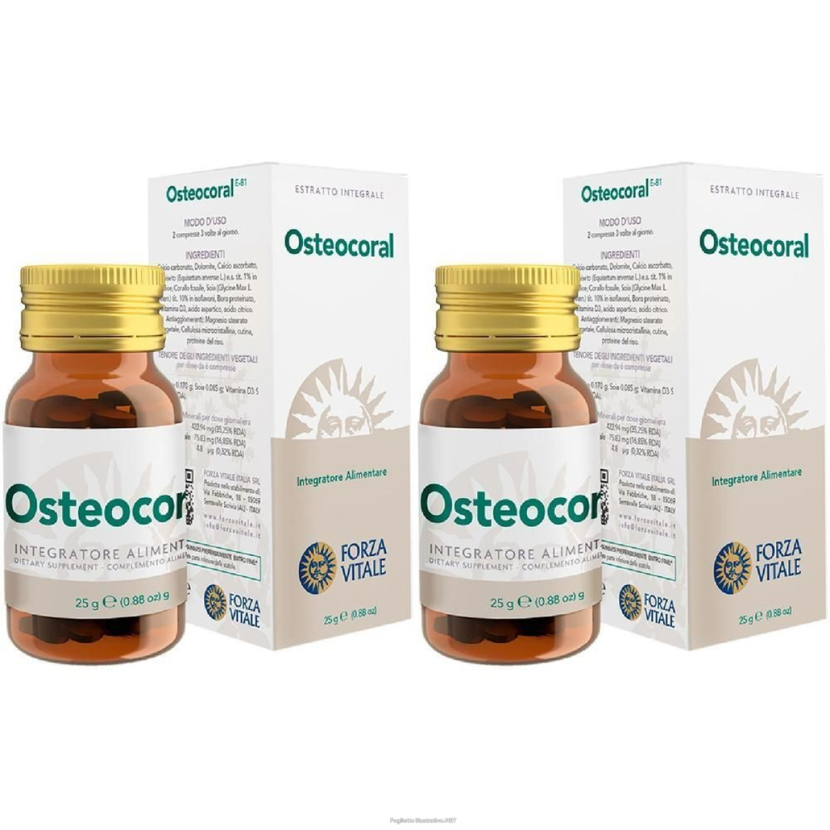 Acquista Online ecosol osteocoral compresse 2x60 pz e Cerca l'offerta più bassa