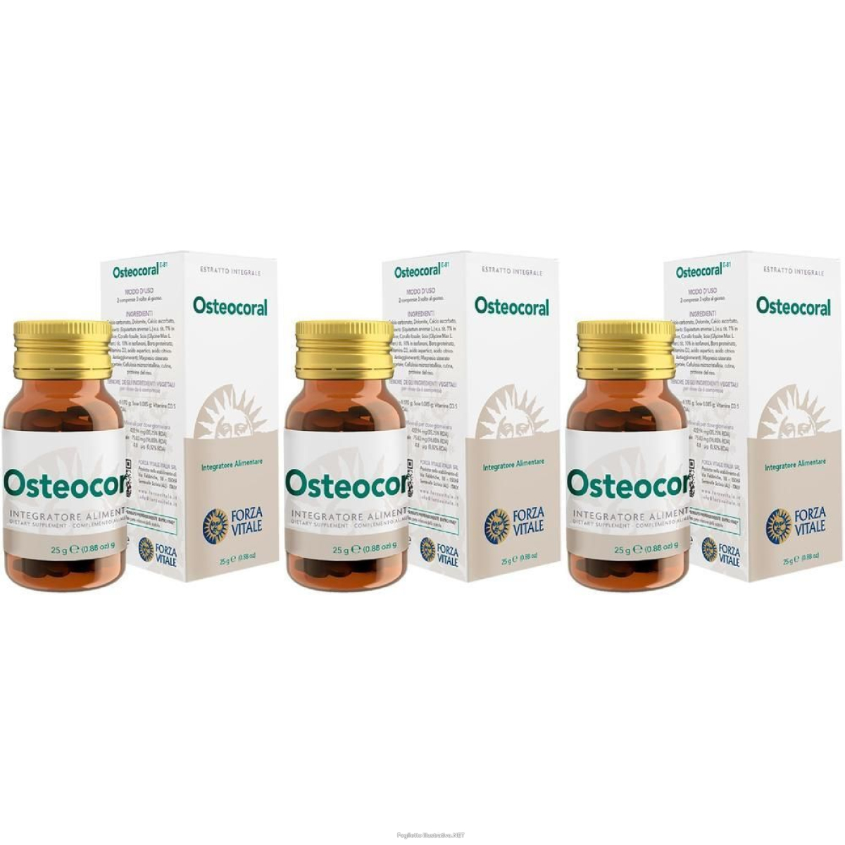 Acquista Online ecosol osteocoral compresse 3x60 pz e Cerca l'offerta più bassa
