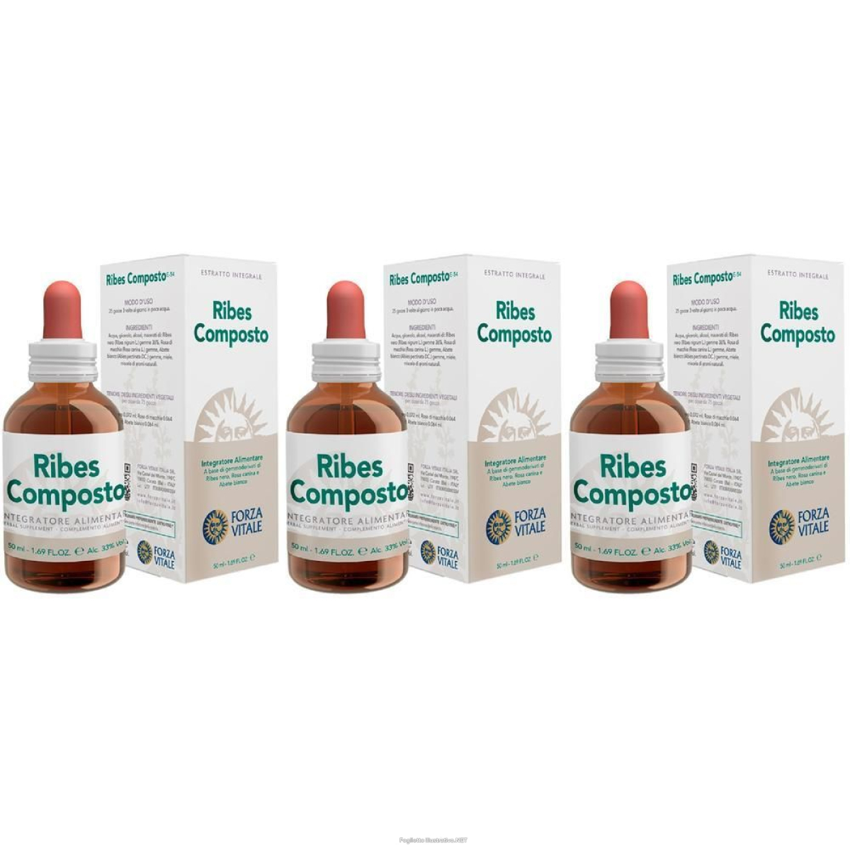 Acquista Online ecosol ribes composto gocce 50 ml 3x50 ml orali e Cerca l'offerta più bassa