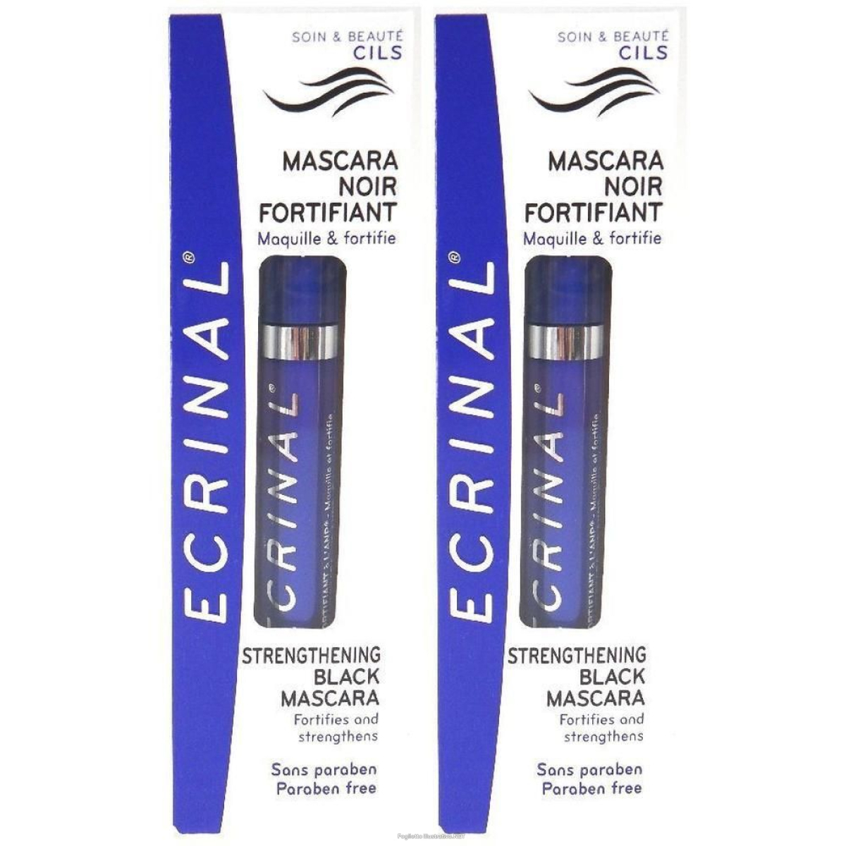 Acquista Online ecrinal mascara rinforzante nero 8 ml 2x8 ml e Cerca l'offerta più bassa