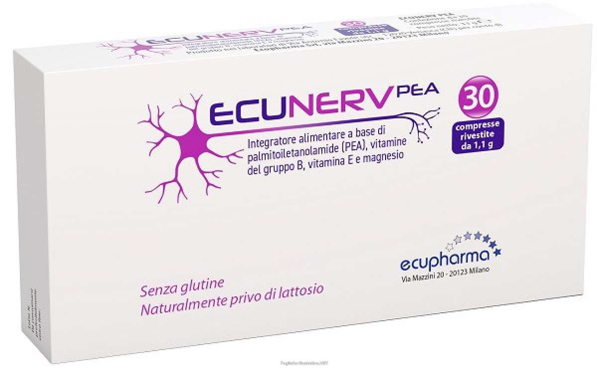 Acquista Online ecunerv pea integratore per il benessere del sistema nervoso 30 compresse e Cerca l'offerta più bassa