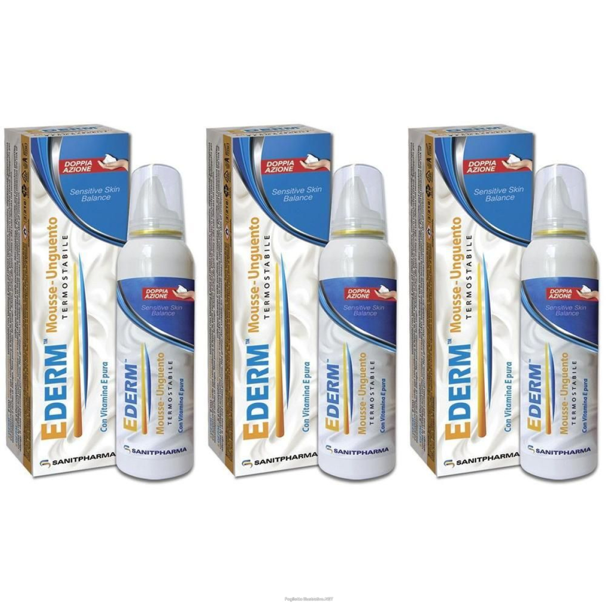 Acquista Online ederm mousse 3x100 ml e Cerca l'offerta più bassa