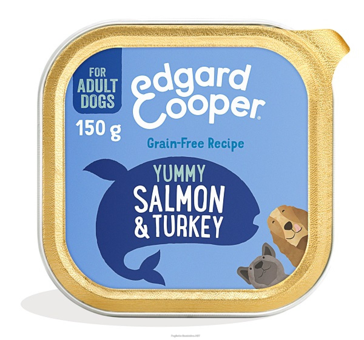 Acquista Online edgard & cooper adult salmone e tacchino allevato a terra senza cereali cibo umido per cani 150g edgard & cooper e Cerca l'offerta più bassa
