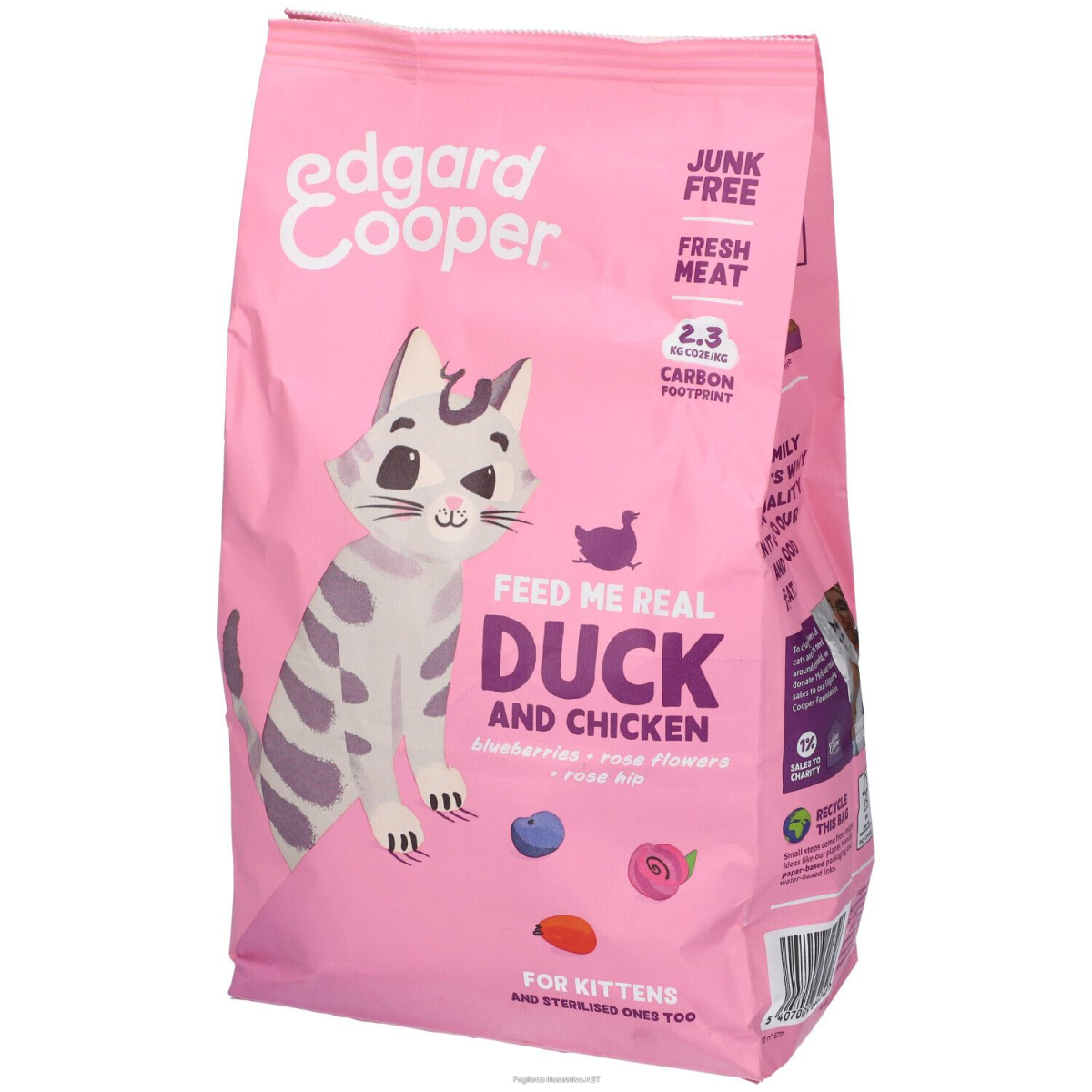 Acquista Online edgard&cooper feed me real anatra pollo gattini 2000 g mangime e Cerca l'offerta più bassa