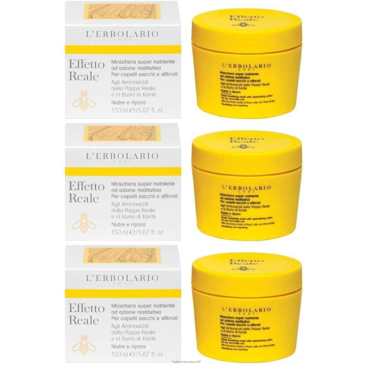 Acquista Online effetto reale maschera super nutriente azione restitutiva capelli secc e Cerca l'offerta più bassa