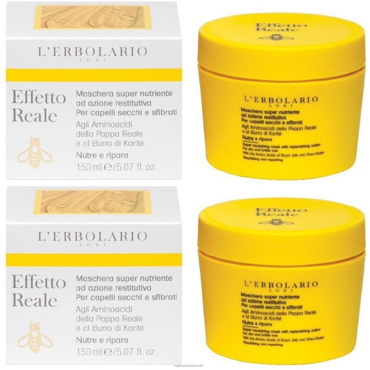 Acquista Online effetto reale maschera super nutriente azione restitutiva capelli secc e Cerca l'offerta più bassa