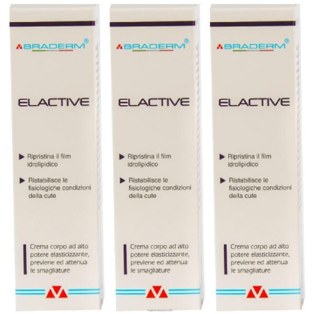 Acquista Online Elactive 200 ml Braderm 3x200 ml Crema e Cerca l'offerta più bassa