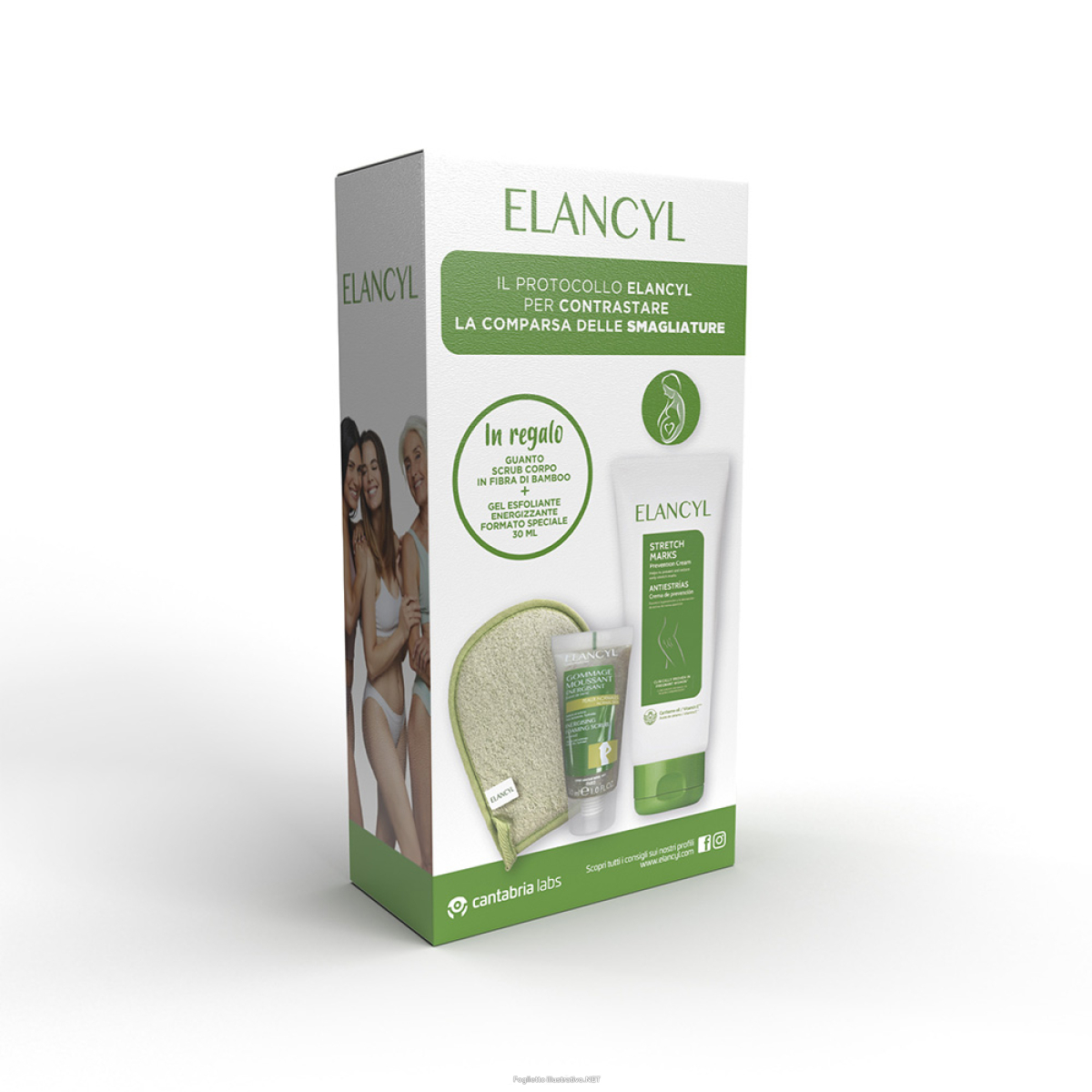 Acquista Online elancyl protocollo smagliature kit anti-smagliature con crema preventiva in regalo e Cerca l'offerta più bassa