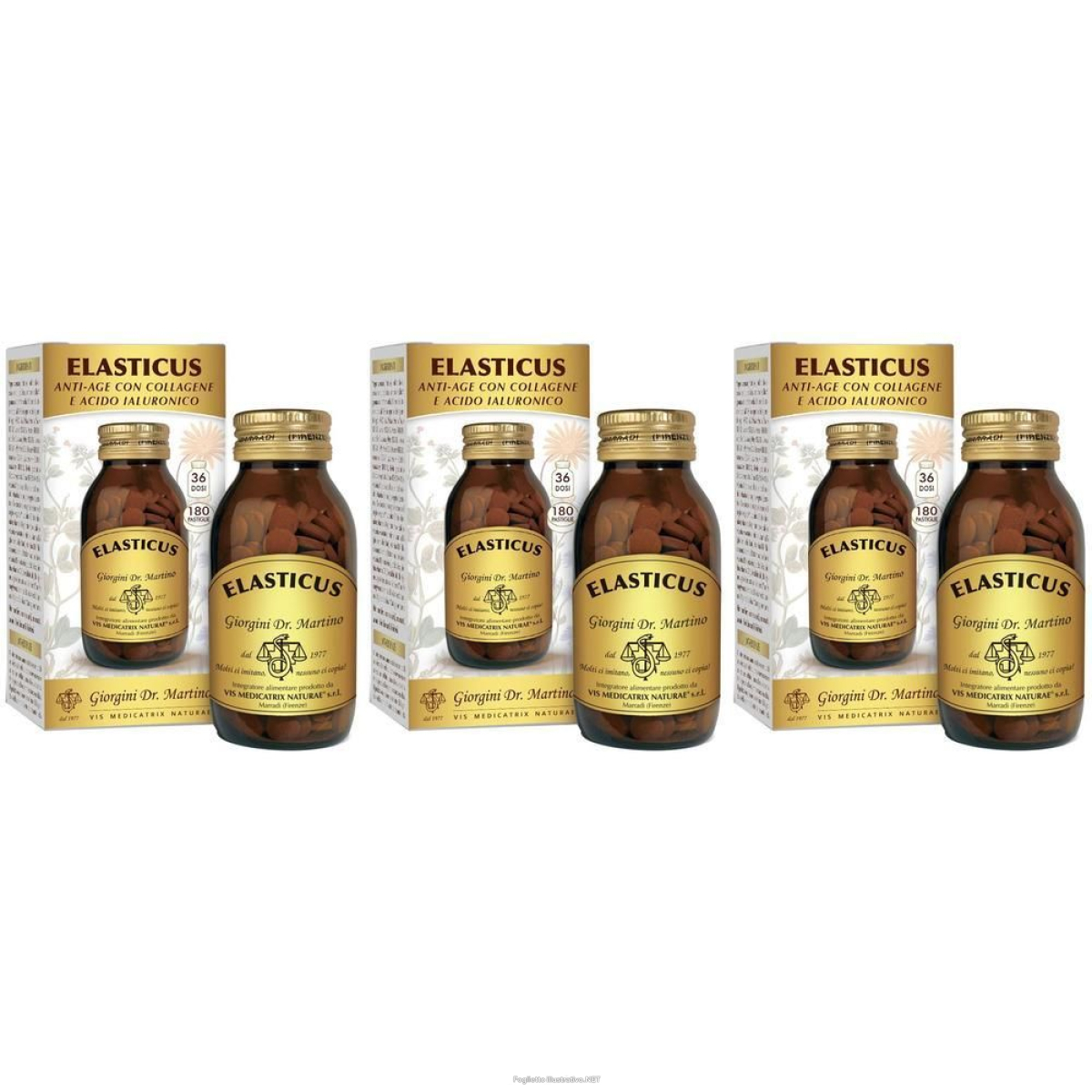 Acquista Online elasticus 3x180 pz compresse e Cerca l'offerta più bassa