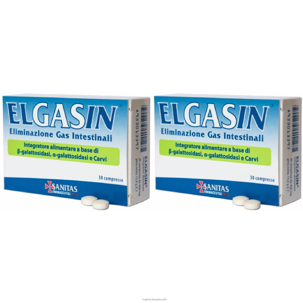 Acquista Online elgasin® set da 2 2x30 pz compresse e Cerca l'offerta più bassa