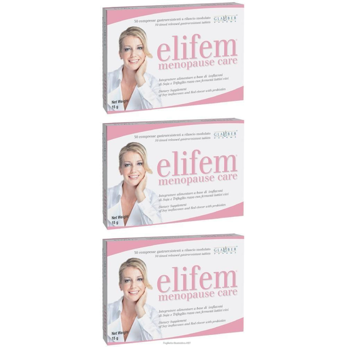 Acquista Online elifem glauber 30 compresse 3x30 pz e Cerca l'offerta più bassa