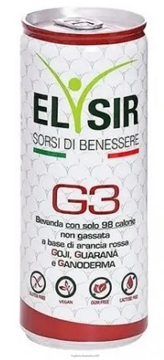 Acquista Online elisir g3 bevanda non gassata con solo 98 calorie 250ml e Cerca l'offerta più bassa