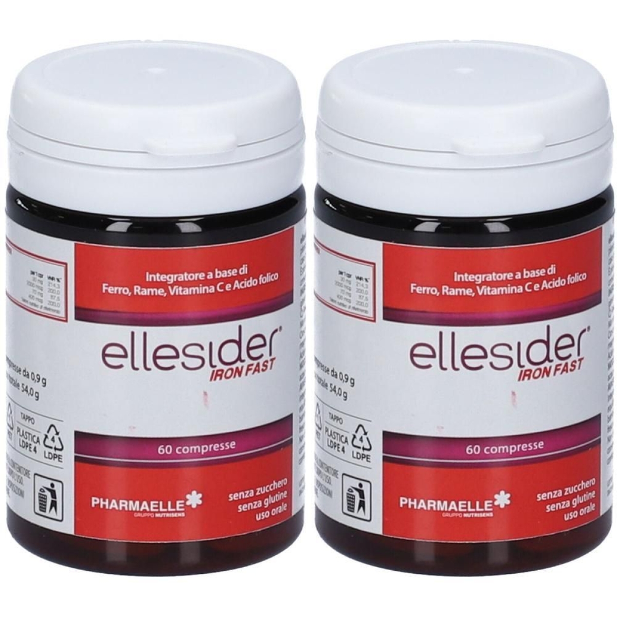 Acquista Online Ellesider 60 compresse 2x60 pz e Cerca l'offerta più bassa