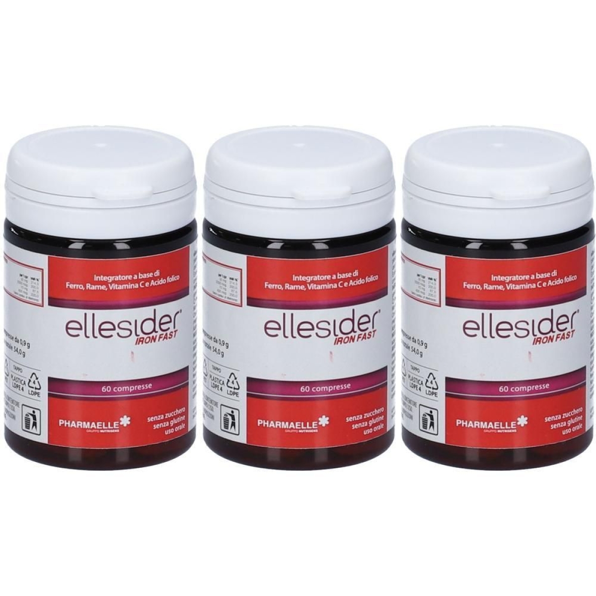 Acquista Online Ellesider 60 compresse 3x60 pz e Cerca l'offerta più bassa